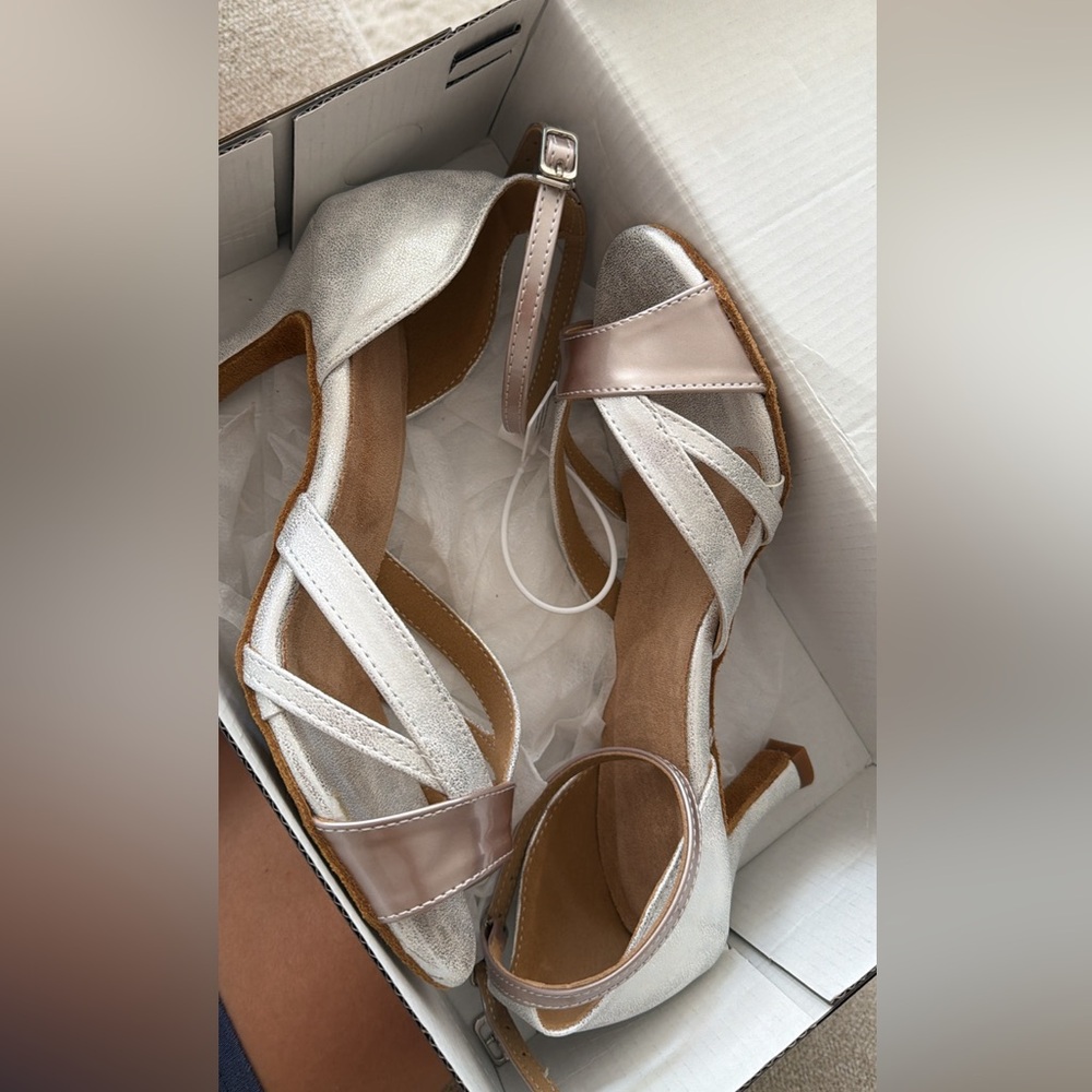 Latin & Ballroom Dance Shoes – Suede Sole (Perfect for Dance Floors)
